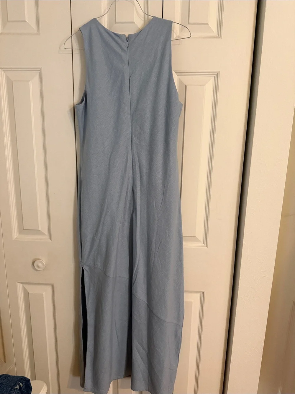 Abercrombie & Fitch Sky Blue Sleeveless Maxi Dress. NWT